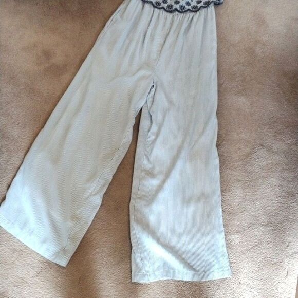 Japna Pull Up Pinstripe Jumpsuit - Picture 6 of 12